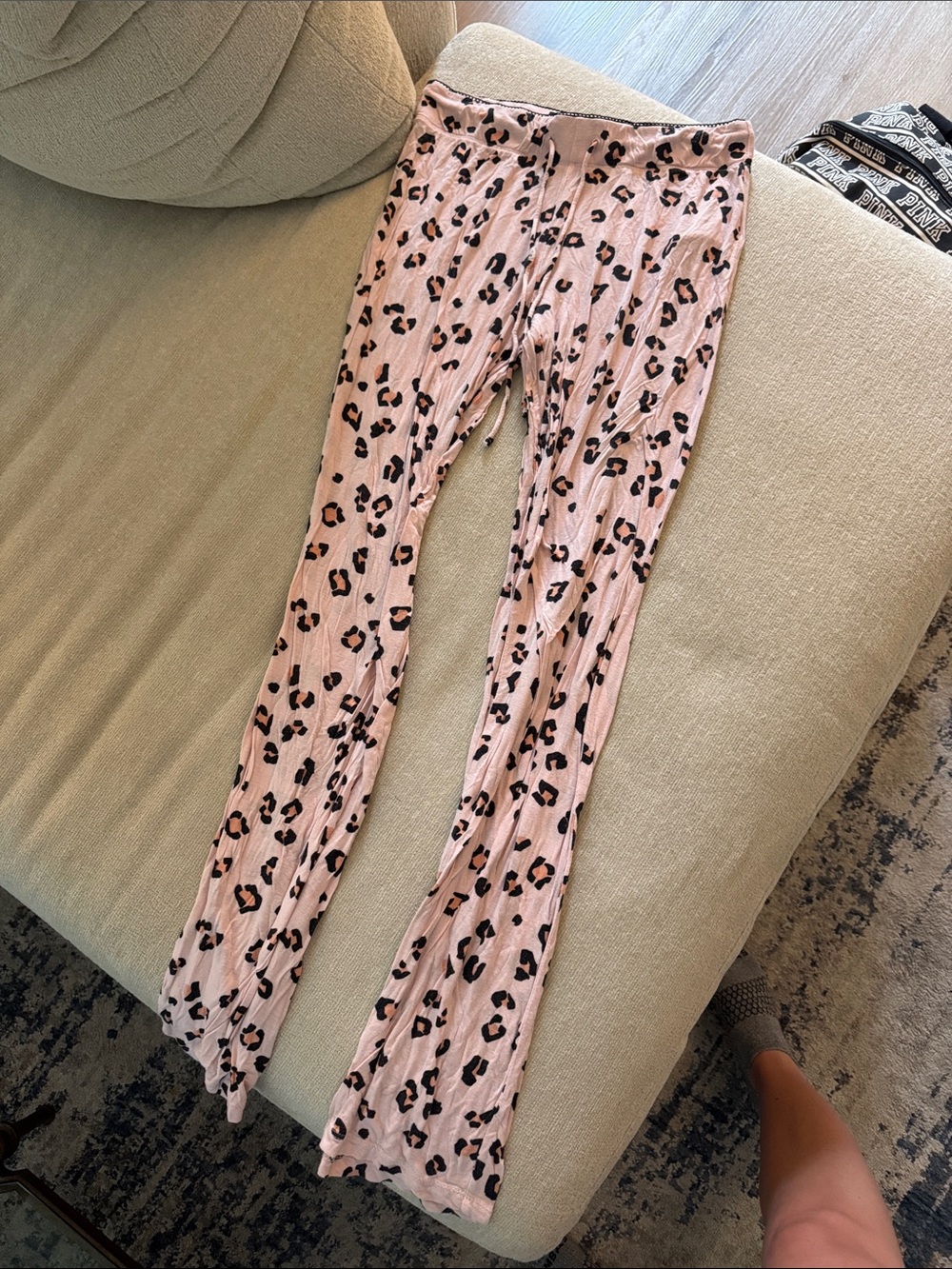 Pink Leopard PJ pants
